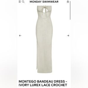 Monday swimwear Ivory Cover up